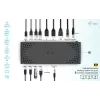 i-tec USB-C Triple Display -telakointiasema Gen 2 Power Delivery 100W johdollinen 3.2