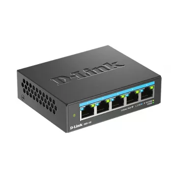 D-Link 5-porttinen 2.5G Multi-Gigabit Desktop -kytkin hallitsematon L2 5x2.5G porttia