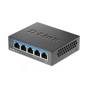D-Link 5-porttinen 2.5G Multi-Gigabit Desktop -kytkin hallitsematon L2 5x2.5G porttia