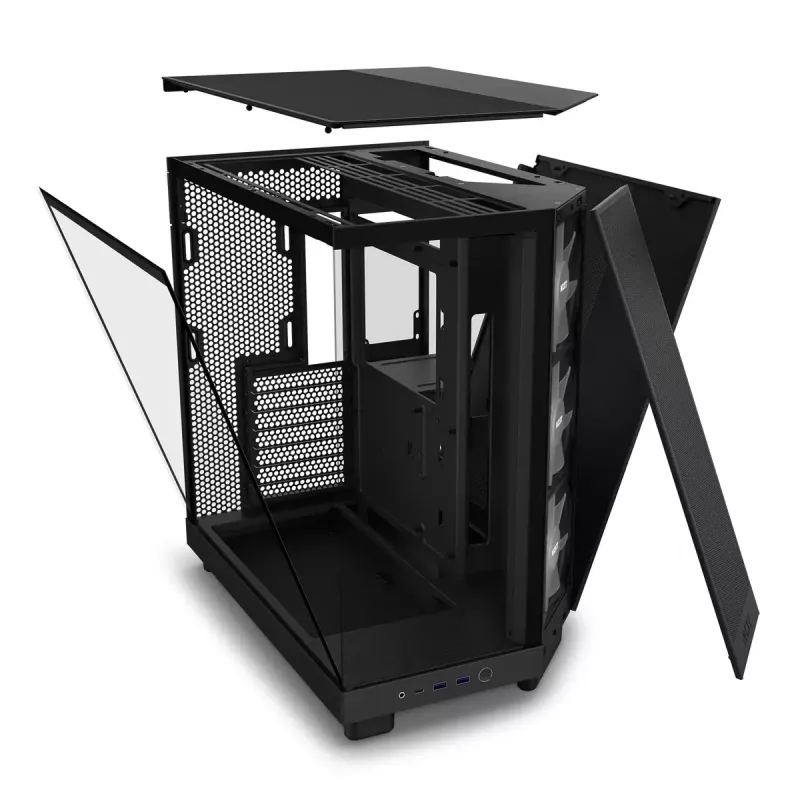 PC-kotelo NZXT H6 Air Flow Midi Tower musta