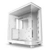 PC-kotelo NZXT H6 Air Flow Midi Tower valkoinen