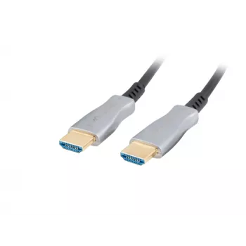 LANBERG HDMI-kaapeli M/m V2.0 Optical Aoc - 10m musta