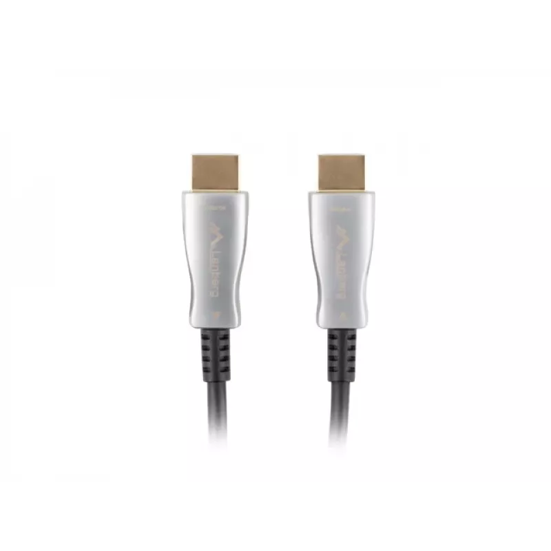 LANBERG HDMI-kaapeli M/m V2.0 Optical Aoc - 10m musta