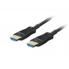 HDMI-kaapeli LANBERG CA-HDMI-30FB-0100-BK 10 m, HDMI Type-A 2.1, 48 Gbit/s, 144 Hz, HDR, ARC, Ethernet