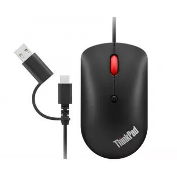 Lenovo 4Y51D20850 hiiri toimisto molempikätinen USB Type-C optinen 2400 DPI