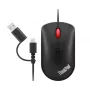 Lenovo 4Y51D20850 hiiri toimisto molempikätinen USB Type-C optinen 2400 DPI