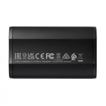 Kannettava SSD ADATA SD810 500 GB — USB Type-C, USB 3.2 Gen 2x2, 2000 MB/s, IP68, alumiini, musta