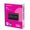 Kannettava SSD ADATA SD810 500 GB — USB Type-C, USB 3.2 Gen 2x2, 2000 MB/s, IP68, alumiini, musta