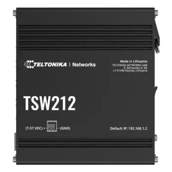 TELTONIKA TSW212 Managed PoE+ Gigabit Ethernet -kytkin (8-porttia + 2 SFP)