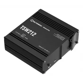 TELTONIKA TSW212 Managed PoE+ Gigabit Ethernet -kytkin (8-porttia + 2 SFP)