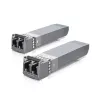 Verkon lähetin-vastaanotinmoduuli UBIQUITI UACC-OM-MM-10G-D-2, 10 Gbit/s, multimode 850 nm, LC, 2 kpl:n pakkaus