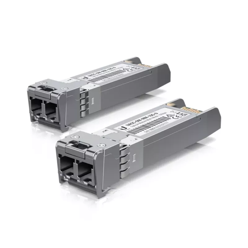 Verkon lähetin-vastaanotinmoduuli UBIQUITI UACC-OM-MM-10G-D-2, 10 Gbit/s, multimode 850 nm, LC, 2 kpl:n pakkaus