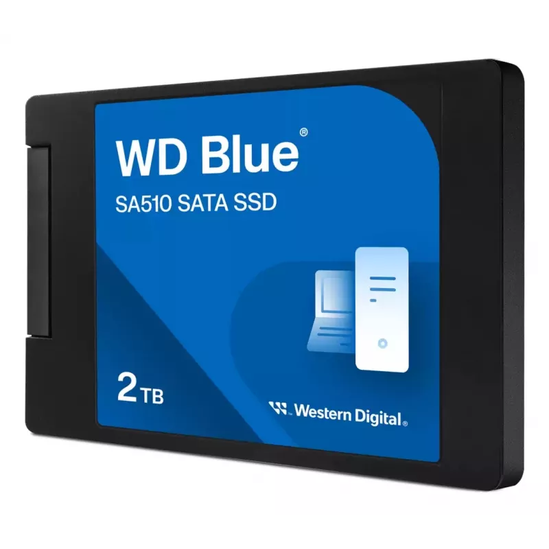 WESTERN DIGITAL SSD - WD Blue SA510 - 2TB - SATA 6Gb/s - 2,5 inch - 7mm kotelo