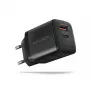 Seinäpistokelaturi Axagon ACU-PQ20 QC3.0 PD Type-C 20W musta