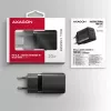 Seinäpistokelaturi Axagon ACU-PQ20 QC3.0 PD Type-C 20W musta