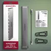 Axagon HMC-10HLS, USB 5Gbps -keskitin, 4x USB-A, HDMI 4k/60Hz, RJ-45, SD/microSD, PD 100W