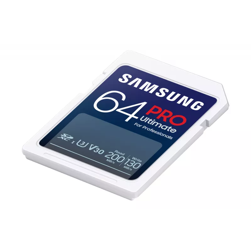 Flash-muisti Samsung 64 GB SDXC UHS-I Class 3 PRO Ultimate