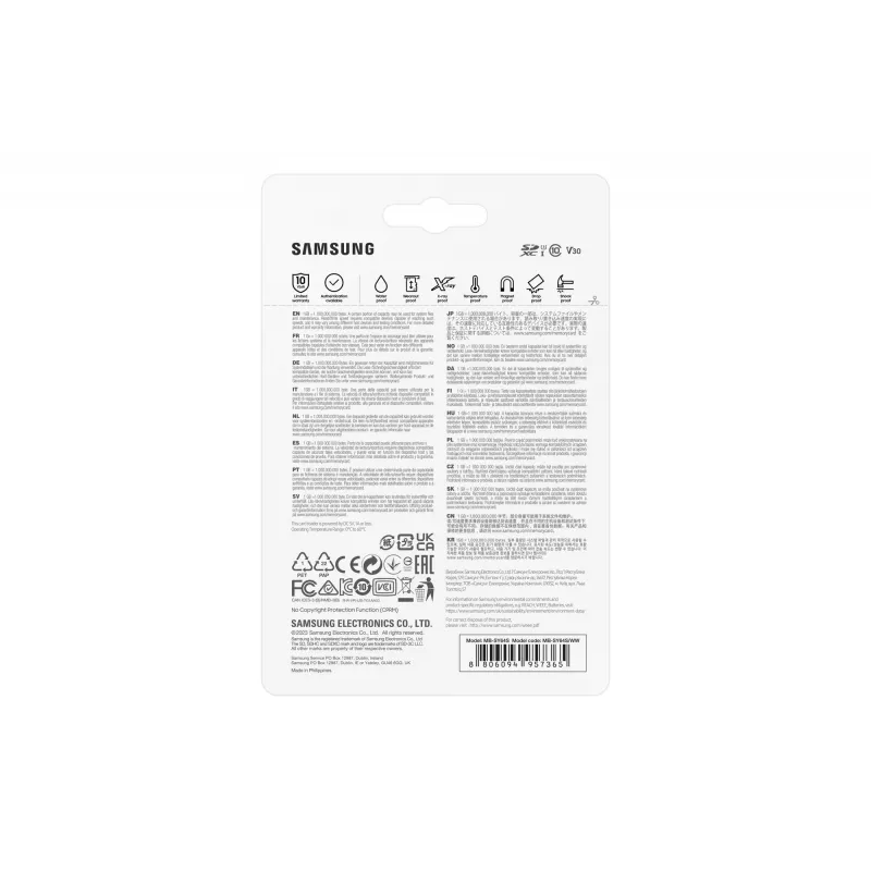 Flash-muisti Samsung 64 GB SDXC UHS-I Class 3 PRO Ultimate