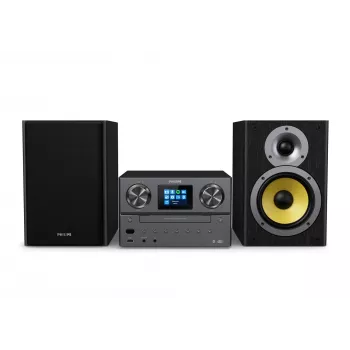Philips TAM8905 musiikkijärjestelmä internetradiolla, DAB+, Bluetooth, CD, USB ja Spotify Connect