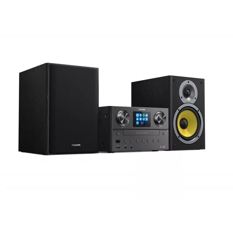 Philips TAM8905 musiikkijärjestelmä internetradiolla, DAB+, Bluetooth, CD, USB ja Spotify Connect