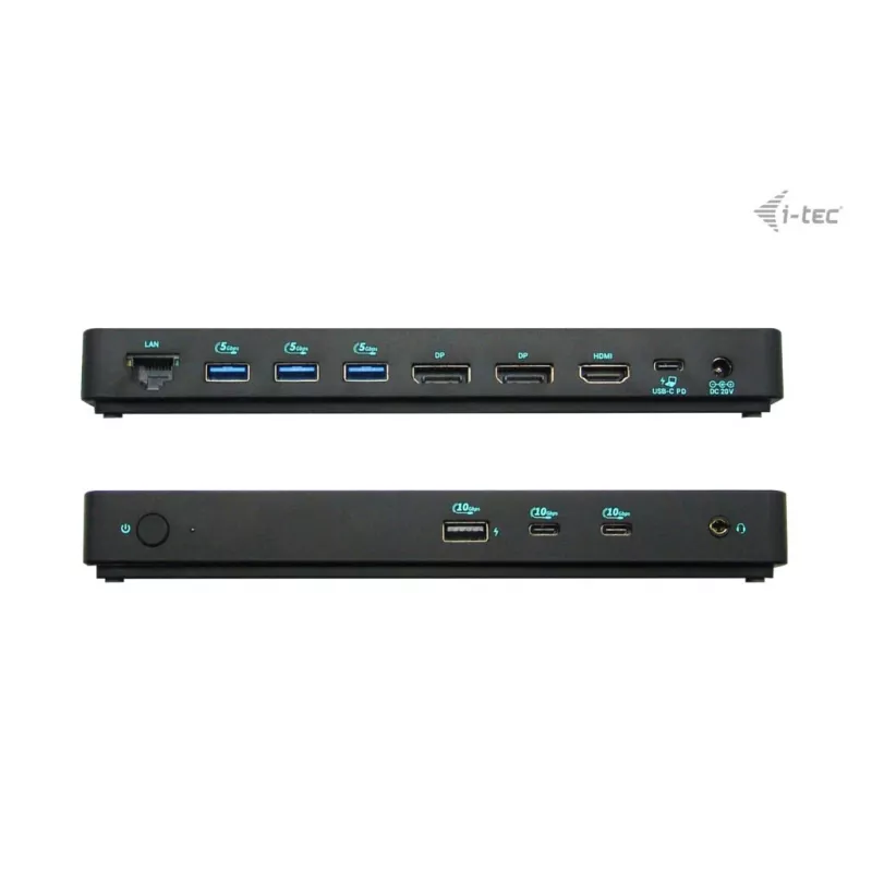 i-tec USB-C Triple Display -telakointiasema Gen 2 Pro + Power Delivery 100W