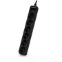 CyberPower Tracer III B0620SC0-FR ylijännitesuoja musta 6 AC-lähtöä 200 - 250 V 1,8 m