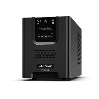 CyberPower PR1500ELCD keskeytymätön virransyöttö (UPS) Line-Interactive 1,5 kVA 1350 W 8 AC-lähtöä