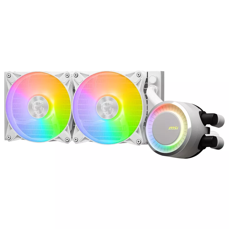 MSI MAG Coreliquid E240 WHITE emolevy, prosessori nestejäähdytyssarja 12 cm