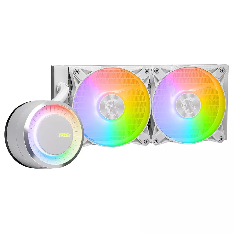 MSI MAG Coreliquid E240 WHITE emolevy, prosessori nestejäähdytyssarja 12 cm