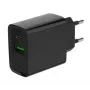GEMBIRD USB-pikalaturi – 2 porttia Type-A & C, 20 W – musta