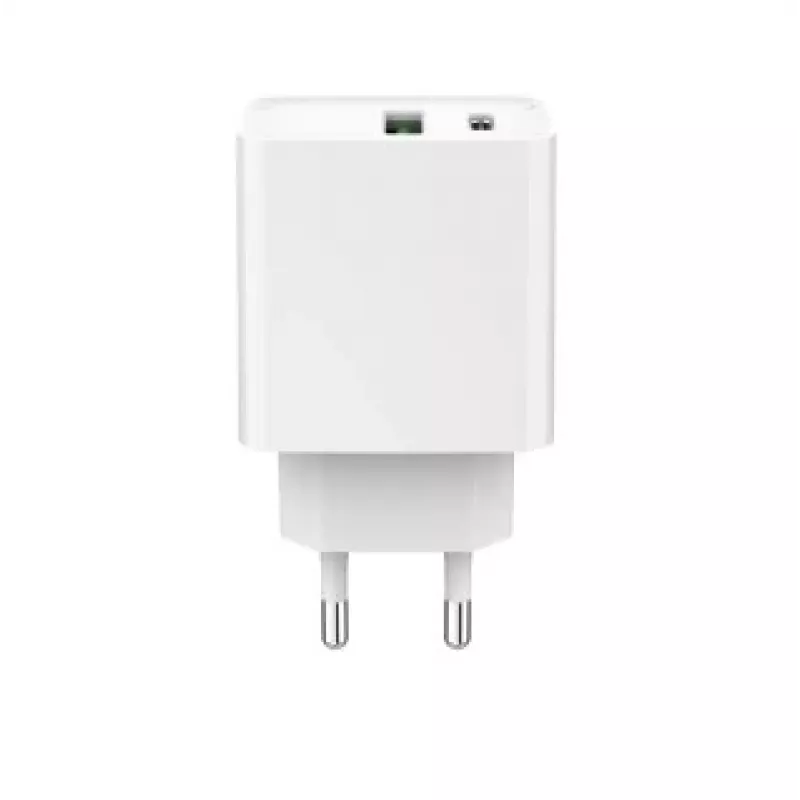 GEMBIRD USB-pikalaturi – Type-A & C 2-porttinen 20 W – valkoinen