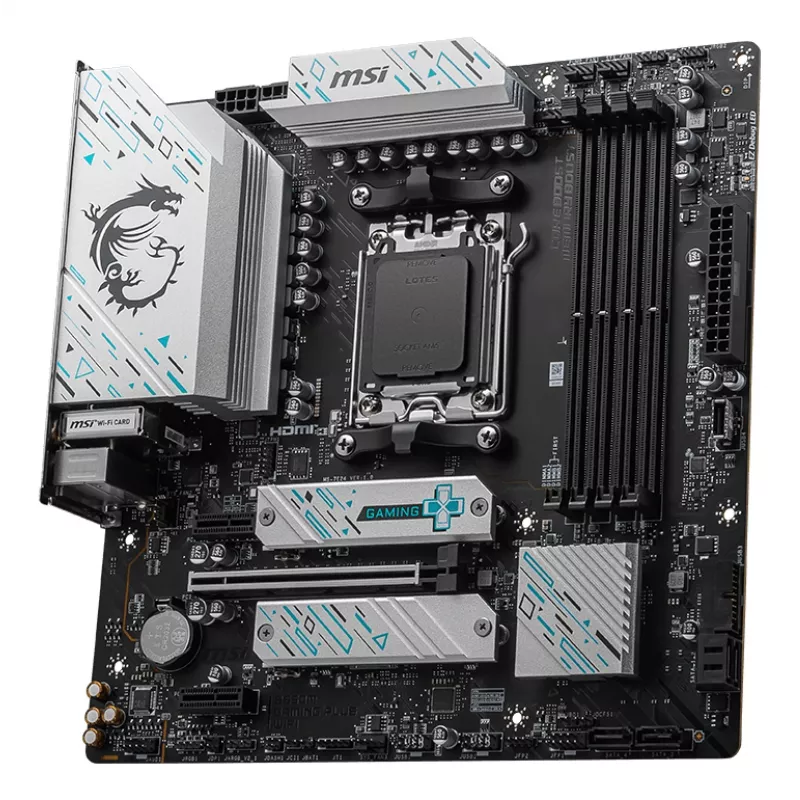 MSI B650M GAMING PLUS WIFI emolevy AMD B650 kanta AM5 micro ATX