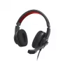 Hama HS-USB400 V2 kuulokkeet langallinen pään yli Office/Call center USB Type-A musta, punainen