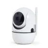 Gembird TSL-CAM-WRHD-02 älykäs kääntyvä Wi-Fi-sisäkamera, Full HD 1080p, Tuya, 355° kääntö, valkoinen