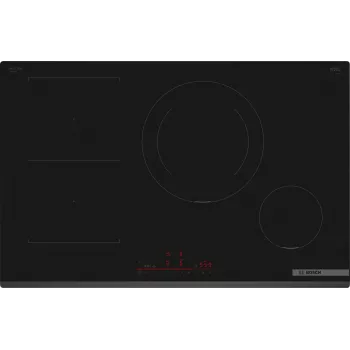 Bosch Serie 6 PVS831HB1E keittotaso musta kalusteisiin 80 cm vyöhykeinduktio 4 vyöhykettä