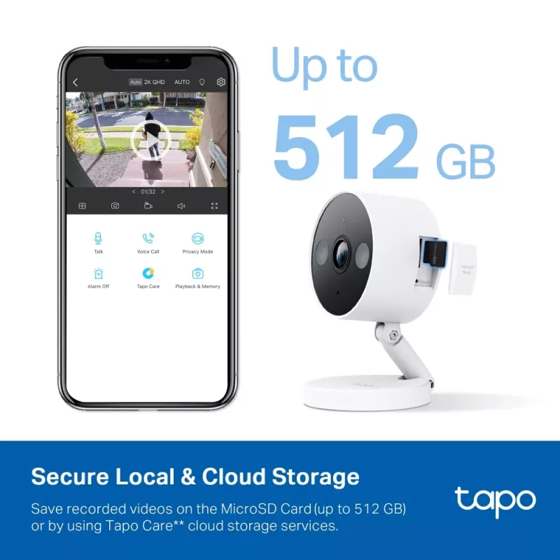 IP-valvontakamera TP-Link Tapo C120 sisä-/ulkokäyttöön
