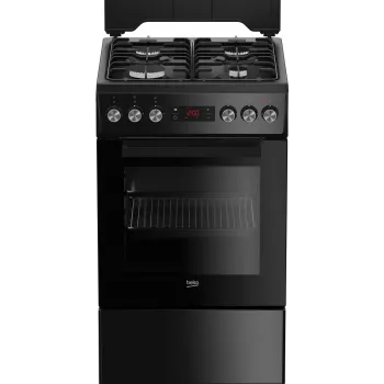 Beko FSE52321DBD liesi vapaasti seisova liesi sähkö/kaasu musta