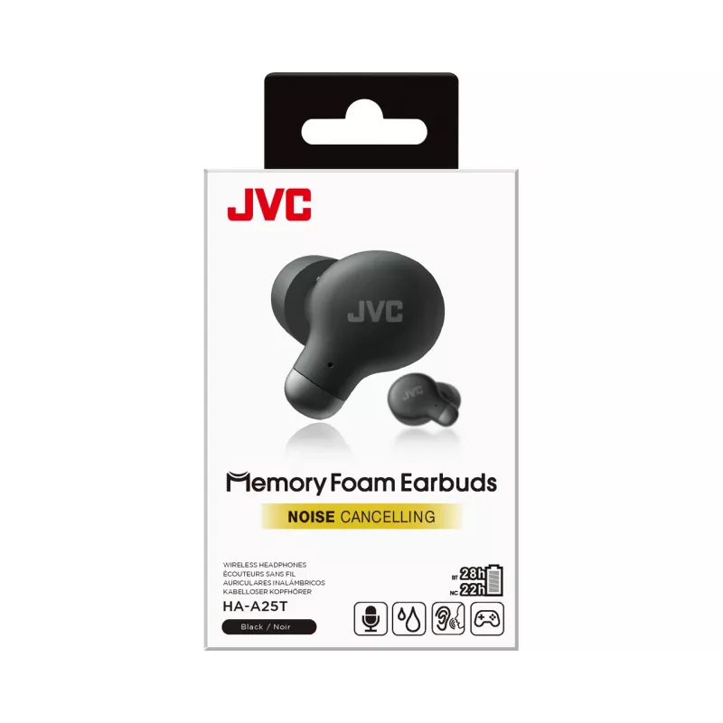 JVC HA-A25T headset True Wireless Stereo (TWS) in-ear puhelut/musiikki Bluetooth musta