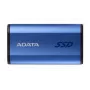 ADATA SE880 500 GB ulkoinen SSD-levy, USB-C 3.2 Gen 2x2 (20 Gbit/s), jopa 2000 MB/s, sininen