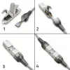 Työkaluton RJ45-liitin QOLTEC 54540 CAT6 STP suojatuille Ethernet-kaapeleille