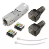 Työkaluton RJ45-liitin QOLTEC 54540 CAT6 STP suojatuille Ethernet-kaapeleille
