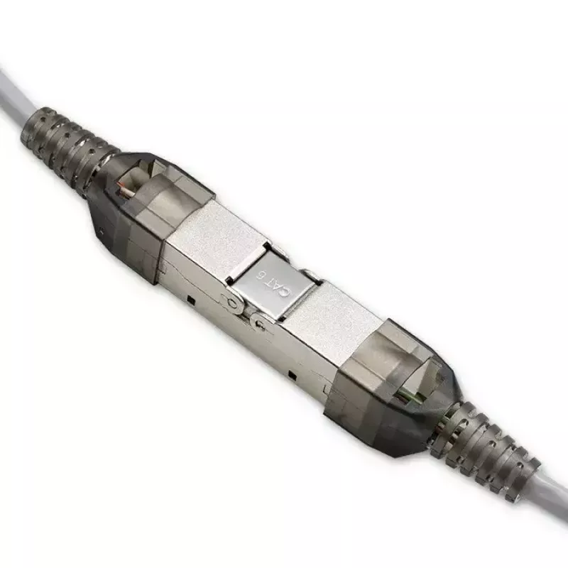 Työkaluton RJ45-liitin QOLTEC 54540 CAT6 STP suojatuille Ethernet-kaapeleille