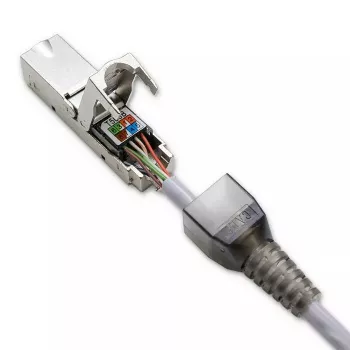 Työkaluton RJ45-liitin QOLTEC 54540 CAT6 STP suojatuille Ethernet-kaapeleille