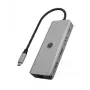 ICY BOX IB-DK4012-CPD johdollinen USB 3.2 Gen 1 (3.1 Gen 1) Type-C antrasiitti, musta