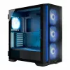 PC-kotelo MODECOM Horizon ARGB FLOW MIDI musta — E-ATX-tuki, karkaistu lasi, ARGB, USB-C, max. GPU 400 mm