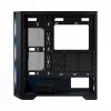 PC-kotelo MODECOM Horizon ARGB FLOW MIDI musta — E-ATX-tuki, karkaistu lasi, ARGB, USB-C, max. GPU 400 mm