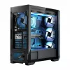 PC-kotelo MODECOM Horizon ARGB FLOW MIDI musta — E-ATX-tuki, karkaistu lasi, ARGB, USB-C, max. GPU 400 mm