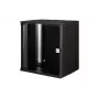 DIGITUS 19IN 12U seinäasennuskaappi - SOHO PRO 595 x 540 x 400 mm musta