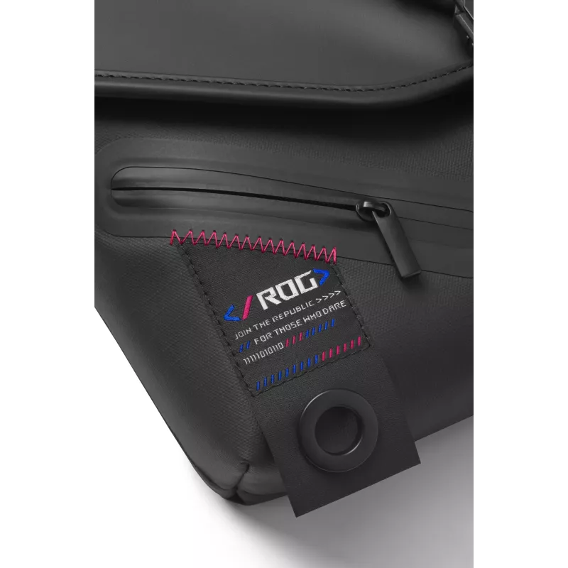 ASUS ROG SLASH Sling Bag 2.0 polyesteri, polyuretaani (PU), termoplastinen polyuretaani (TPU) musta, sininen, pinkki unisex olkalaukku