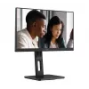 AOC 22E2UMF 21,5 tuuman (54,6 cm) VA-näyttö, 1920 x 1080 Full HD, 75 Hz, 4 ms, HDMI, DisplayPort, VGA, USB-keskitin, kaiuttimet, pivot, korkeussäädettävä, musta